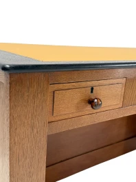Art Deco Modernist Free-Standing Desk by J.A. Muntendam for L.O.V. Oosterbeek